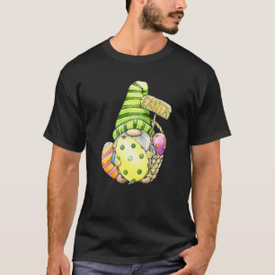 Easter Gnome Holding Easter Egg Grass Green & Wick T-Shirt