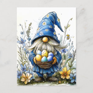 Easter Gnome Holiday Postcard