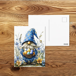 Easter Gnome Holiday Postcard