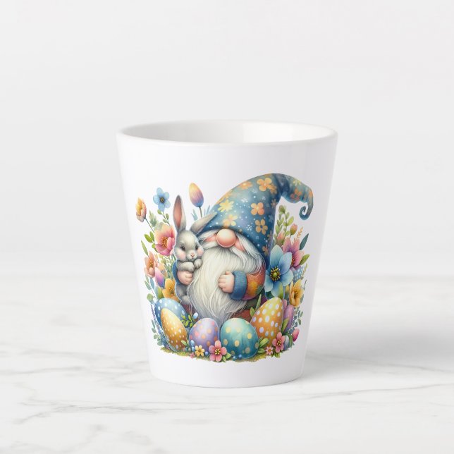 Easter Gnome Latte Mug (Front)