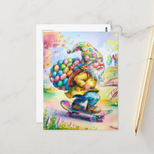 Easter Gnome Postcard