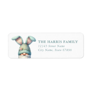Easter Gnome Return Address Labels
