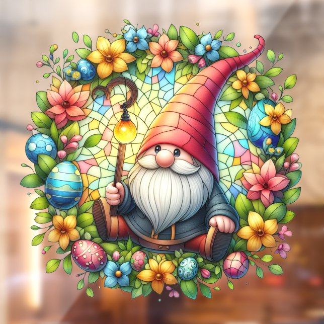 Easter Gnome Window Cling (Sheet 2)
