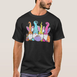 Easter Gnomes Easter Egg Hunting Basket Bunny East T-Shirt