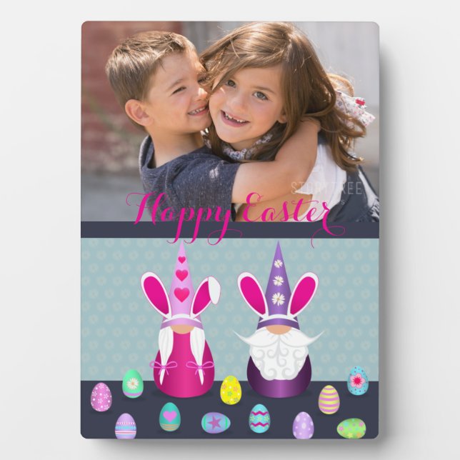 Easter Gnomes  Plaque (Front)