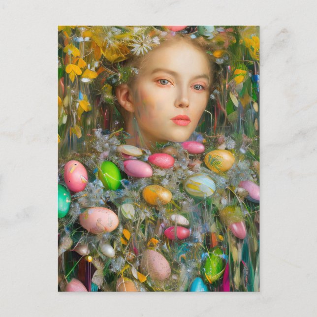 Easter Goddess Postcard (Front)