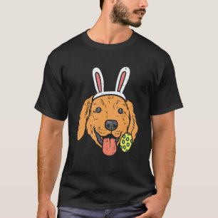 Easter Golden Retriever Bunny Face Dog Men Women K T-Shirt