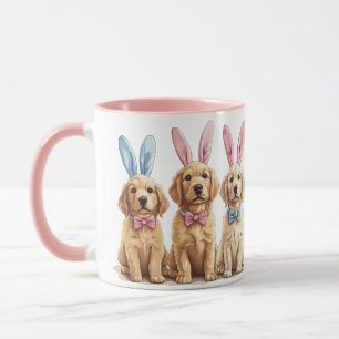 Easter Golden Retriever Dogs Bunny Ears Mug