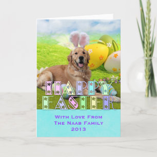 Easter - Golden Retriever - Frank Holiday Card