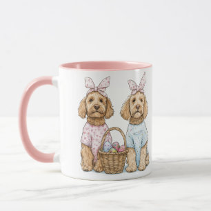 Easter Goldendoodle Dogs Mug