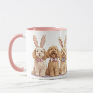 Easter Goldendoodle Dogs Mug
