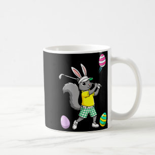 Easter Golf Bunny Rabbit Golfer Golf Player Dad Coffee Mug