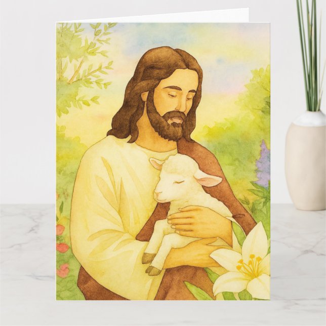 Easter Good Shepherd Card (Front)