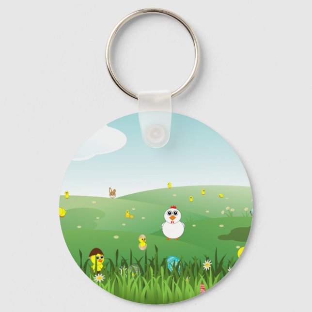 easter grass key ring (Front)