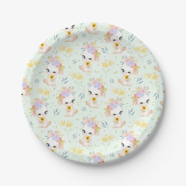 Easter Grass Paper Plate (Front)