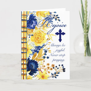 Easter Greeting Card Floral with nice words