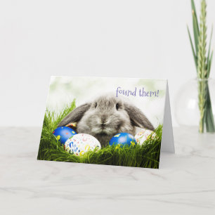 Easter Greeting - Found Them! Holiday Card