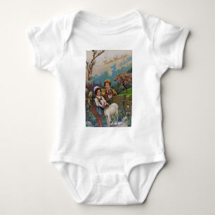 Easter Greetings 1908 Baby Bodysuit