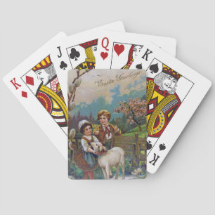 Easter Greetings 1908 Playing Cards