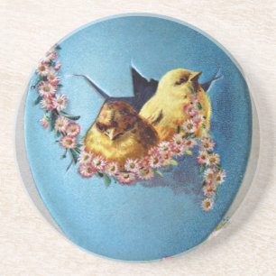 Easter Greetings 1909 Coaster