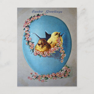 Easter Greetings 1909 Holiday Postcard