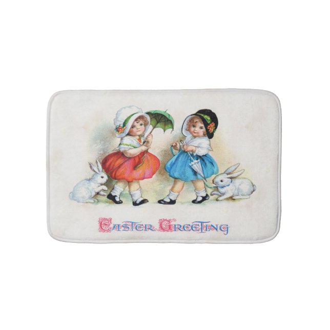 Easter Greetings Bath Mat (Front)