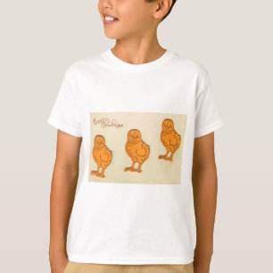 Easter Greetings Chicks Beige T-Shirt