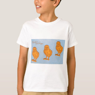 Easter Greetings Chicks Blue T-Shirt