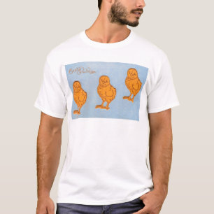 Easter Greetings Chicks Blue T-Shirt