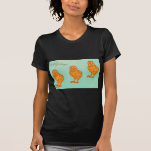 Easter Greetings Chicks Green T-Shirt