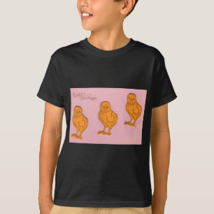 Easter Greetings Chicks Pink T-Shirt