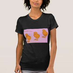 Easter Greetings Chicks Purple T-Shirt