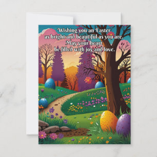 EASTER GREETINGS HOLIDAY CARD