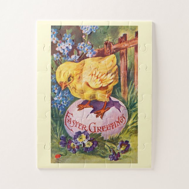 Easter greetings jigsaw puzzle (Vertical)