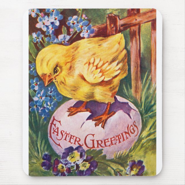 Easter greetings mouse pad (Front)