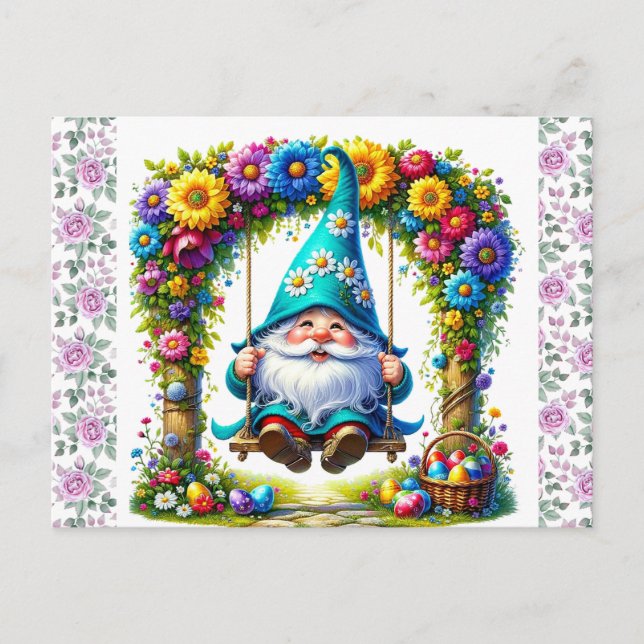 Easter Greetings Postcard (Front)