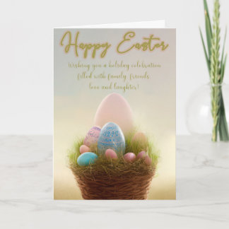 Easter greetings to brighten your day card