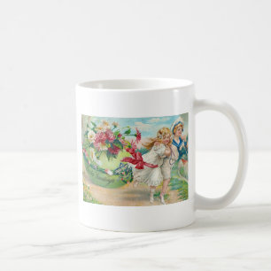 Easter Greetings Vintage Postcard Coffee Mug