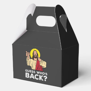 Easter Guess Whos Back Jesus Funny Religious Favour Box