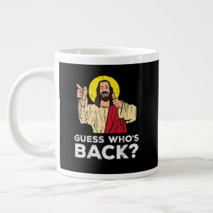 Easter Guess Whos Back Jesus Funny Religious Large Coffee Mug