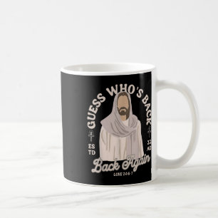 Easter Guess Whos Back Jesus Funny Religious Men W Coffee Mug