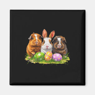 Easter Guinea Pig Easter Guinea Pig Bunny Ears Eas Magnet