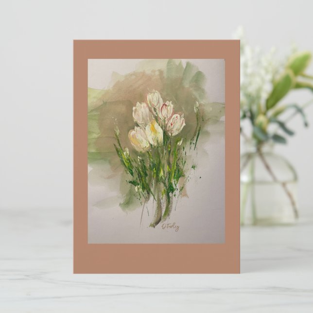 Easter Hallelujah Flat  Card (Standing Front)