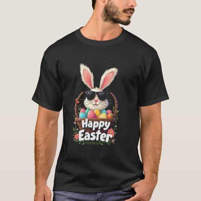 Easter Happy Easter Rabbit Easter Bunny T-Shirt (Front)
