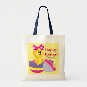 Easter Hatched Chick Yellow Budget Tote Bag