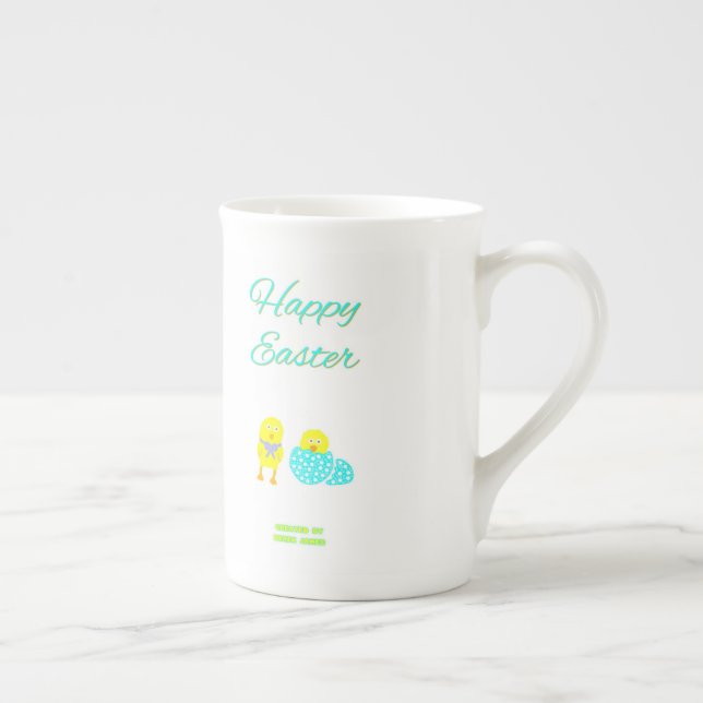 Easter Hatchlings Bone China Mug (Right)
