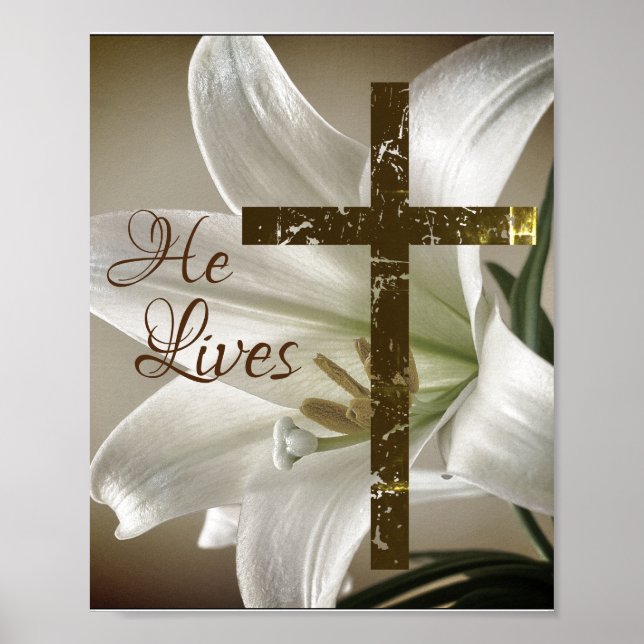Easter He Lives Poster (Front)