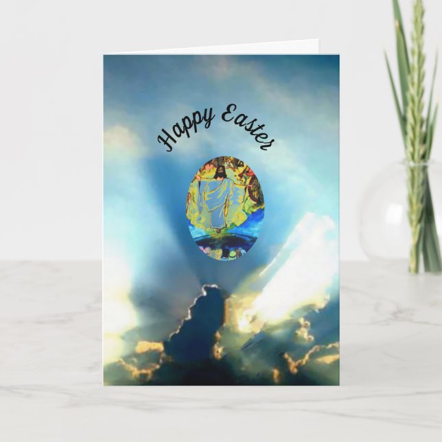 EASTER HELLO MY NAME IS JESUS card (Front)