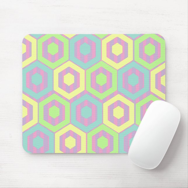 Easter Hexagons  Mouse Pad (With Mouse)