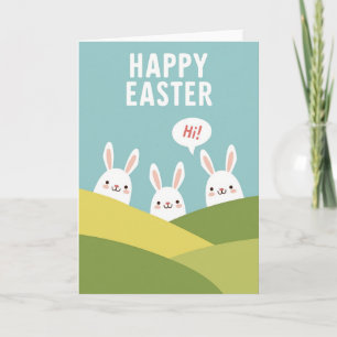 Easter Hills Greeting Card
